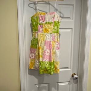 Lily Pulitzer strapless dress size 6